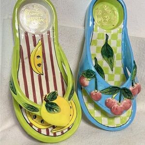 DIANE’S HAPPY TOES CandleHolders CHERRY COBBLER LEMONADE STAND Figural